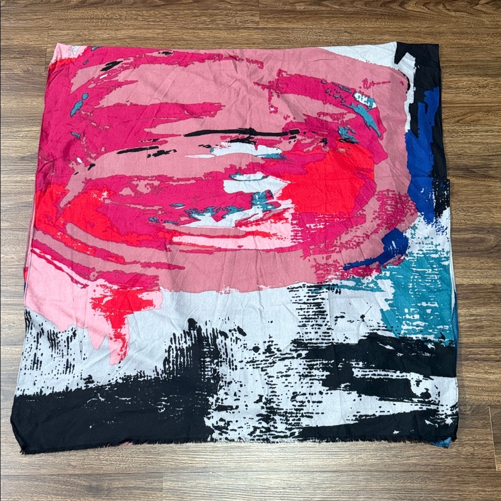 Janice Apparel Abstract Multicolor Kimono - Picture 3 of 4
